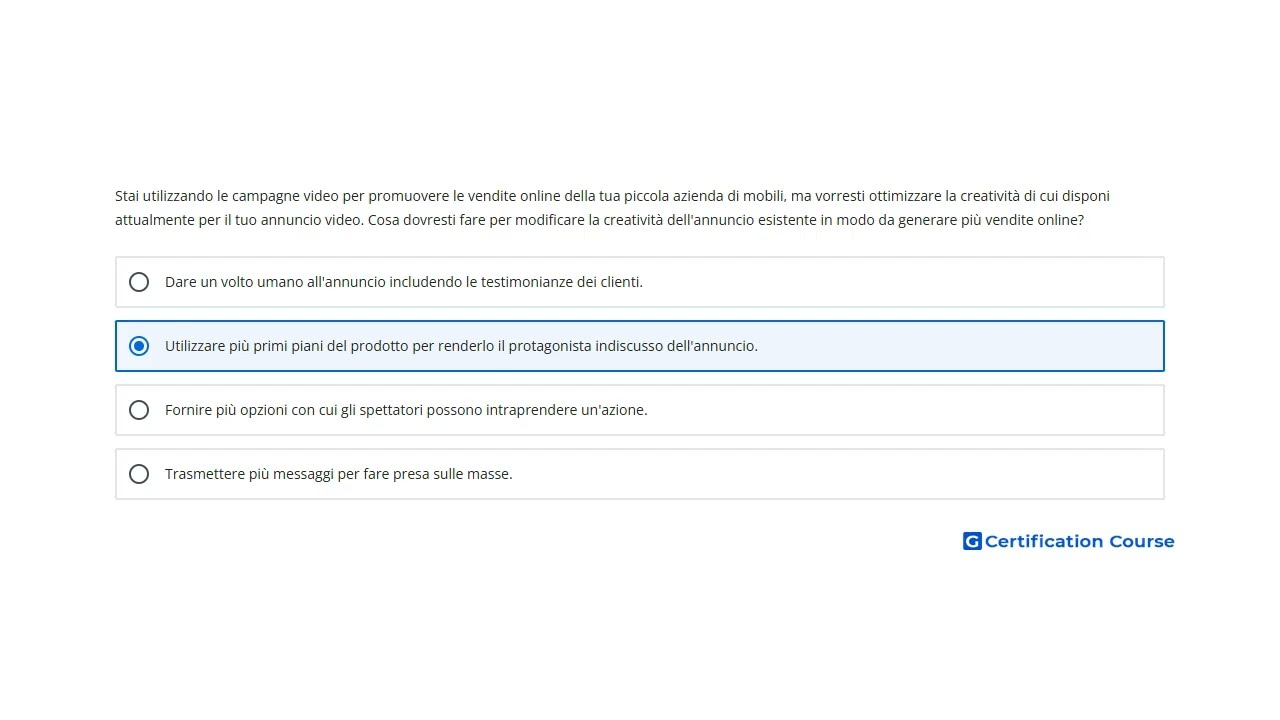 Stai utilizzando le campagne video per promuovere le vendite online della tua piccola azienda di mob