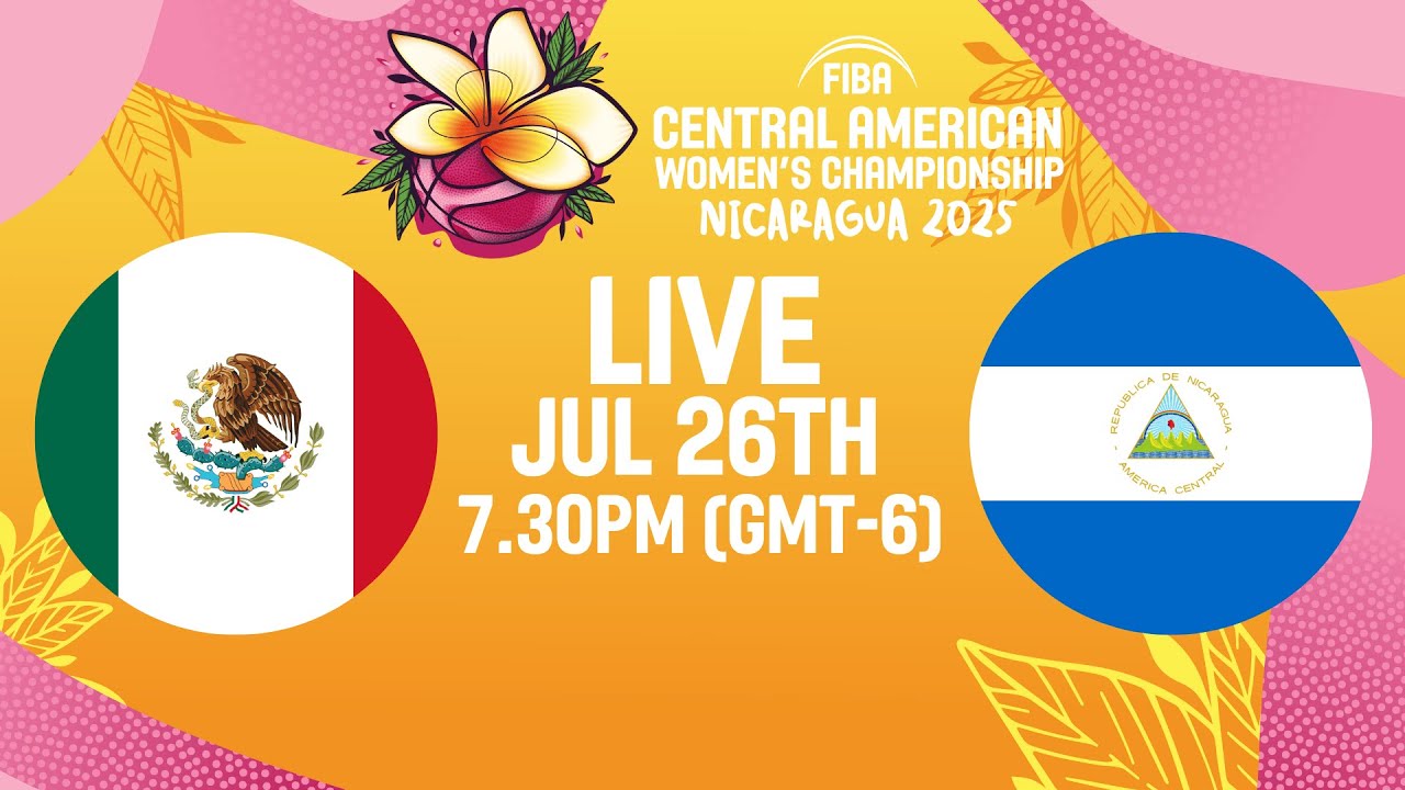 Semi-Finals | Mexico v Nicaragua | Full Basketball Game | FIBA COCABA Women's Championship 2025