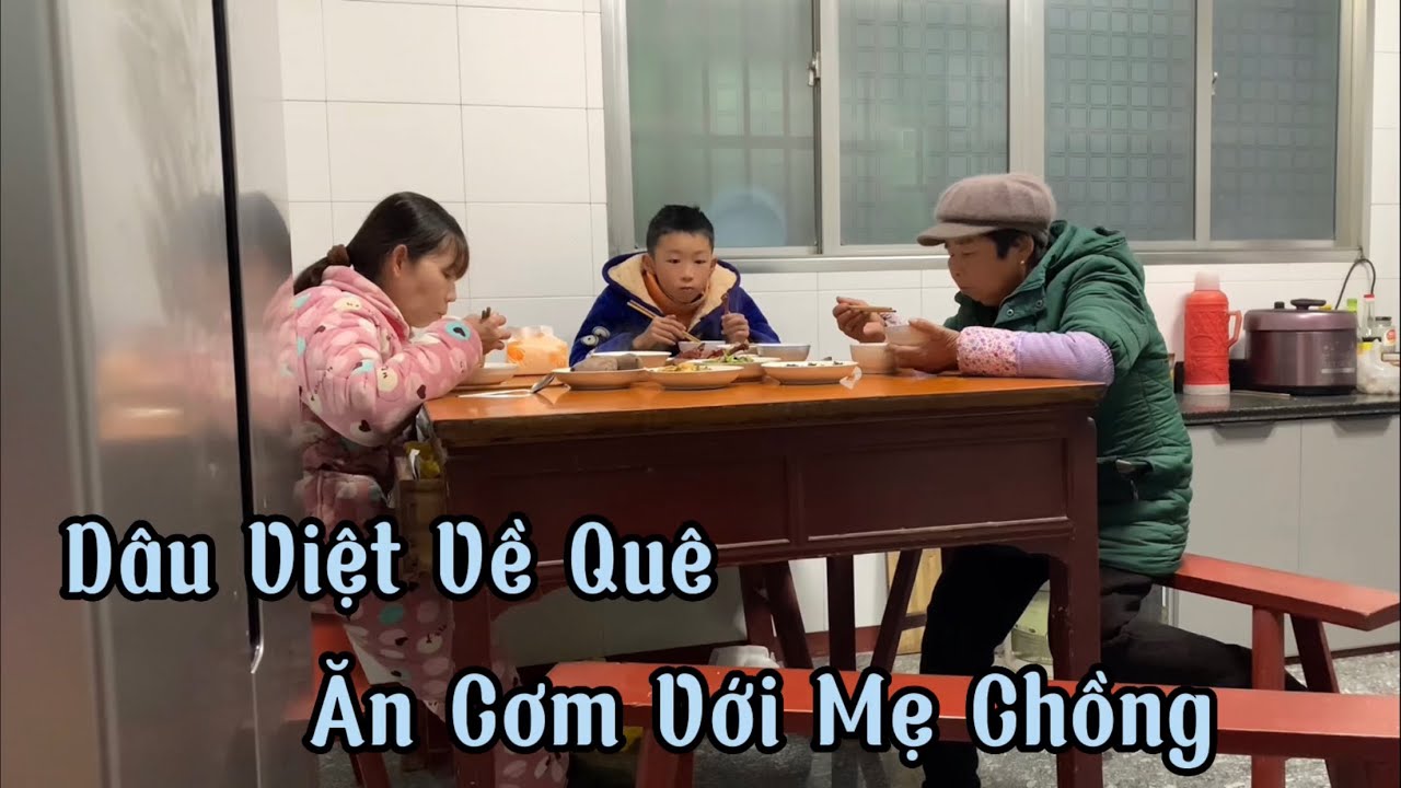 Mẹ Chồng Ở Nhà Có Một Mình, Cuối Tuần,Dâu Việt Dắt Cháu,Về Quê,Ăn Cơm Với Nội | Hồng Sa Channel #104