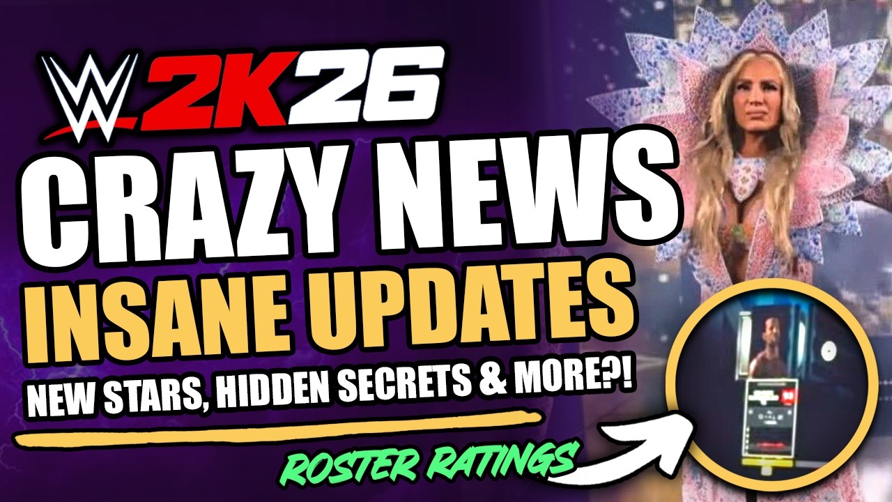 WWE 2K26: СЕНСАЦИОННЫЕ новые анонсы, последние утечки, обновления состава и рейтинги