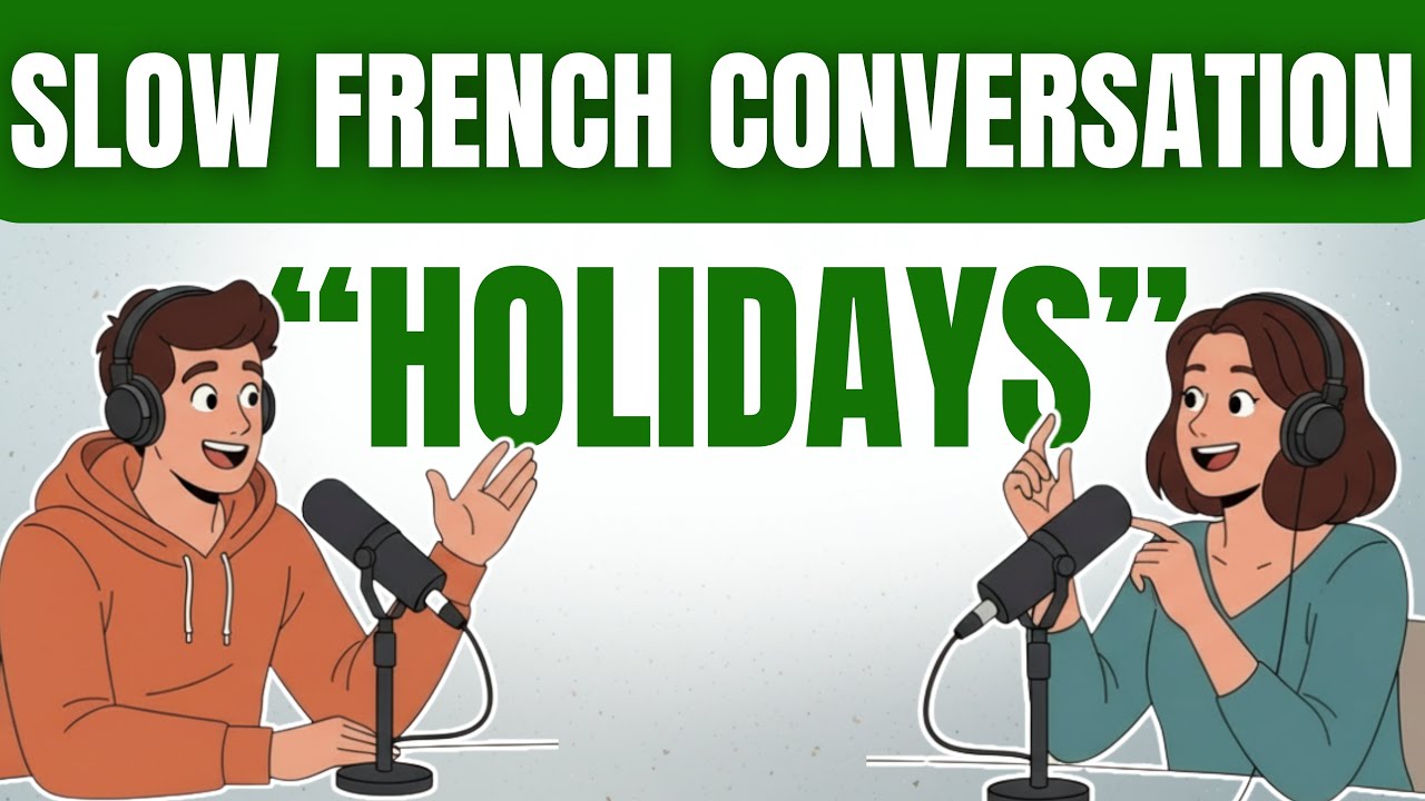 Talk About Your Holidays in French | Slow French Podcast for Beginners