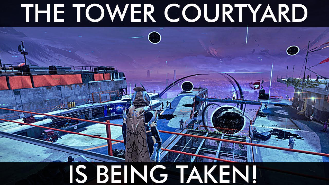 The Tower Courtyard is being Taken