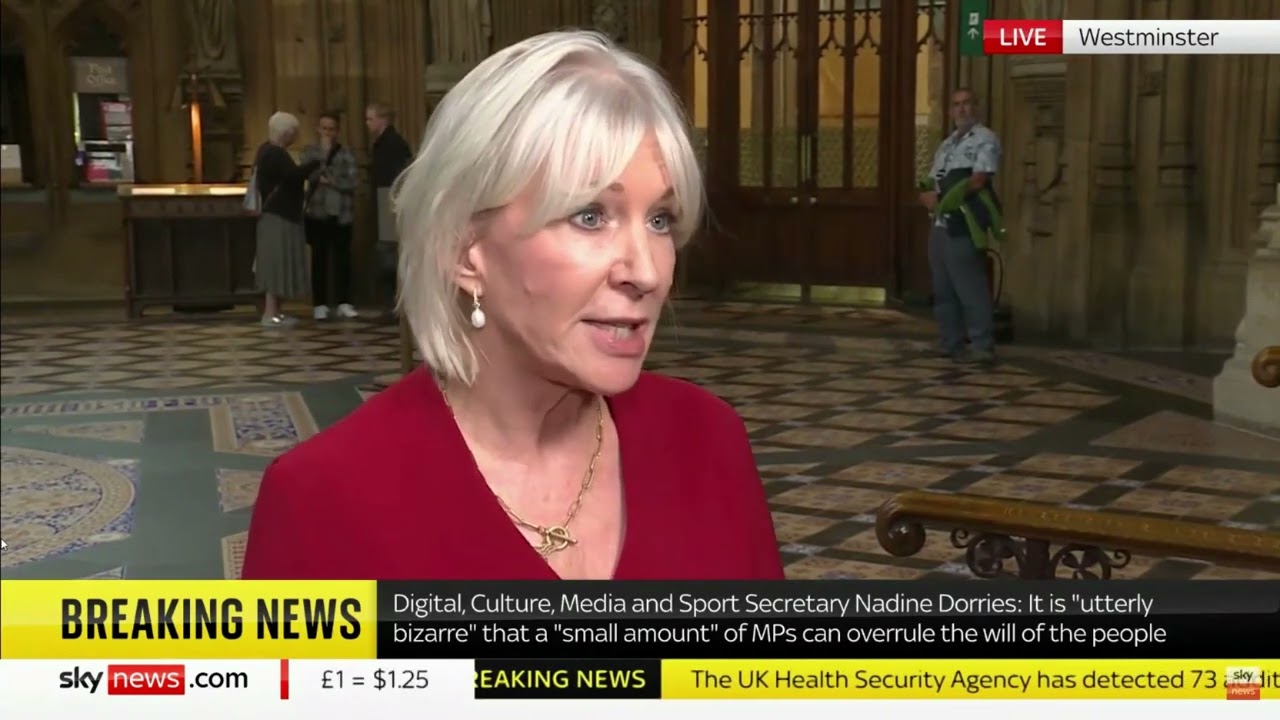 Nadine Dorries in car-crash Sky News interview after admitting UK pandemic prep was 'inadequate'