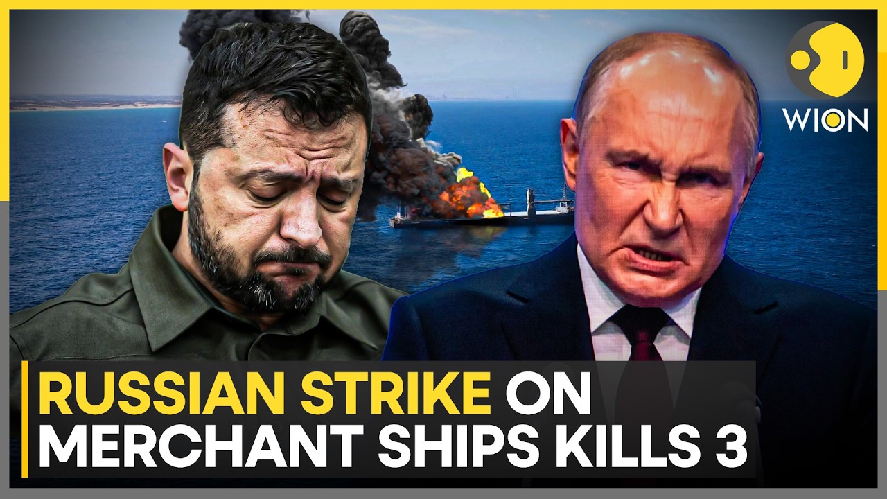 Russian Strike On Merchant Ships Kills 3 | Ukraine Vows Response In Black Sea | Russia Ukraine War