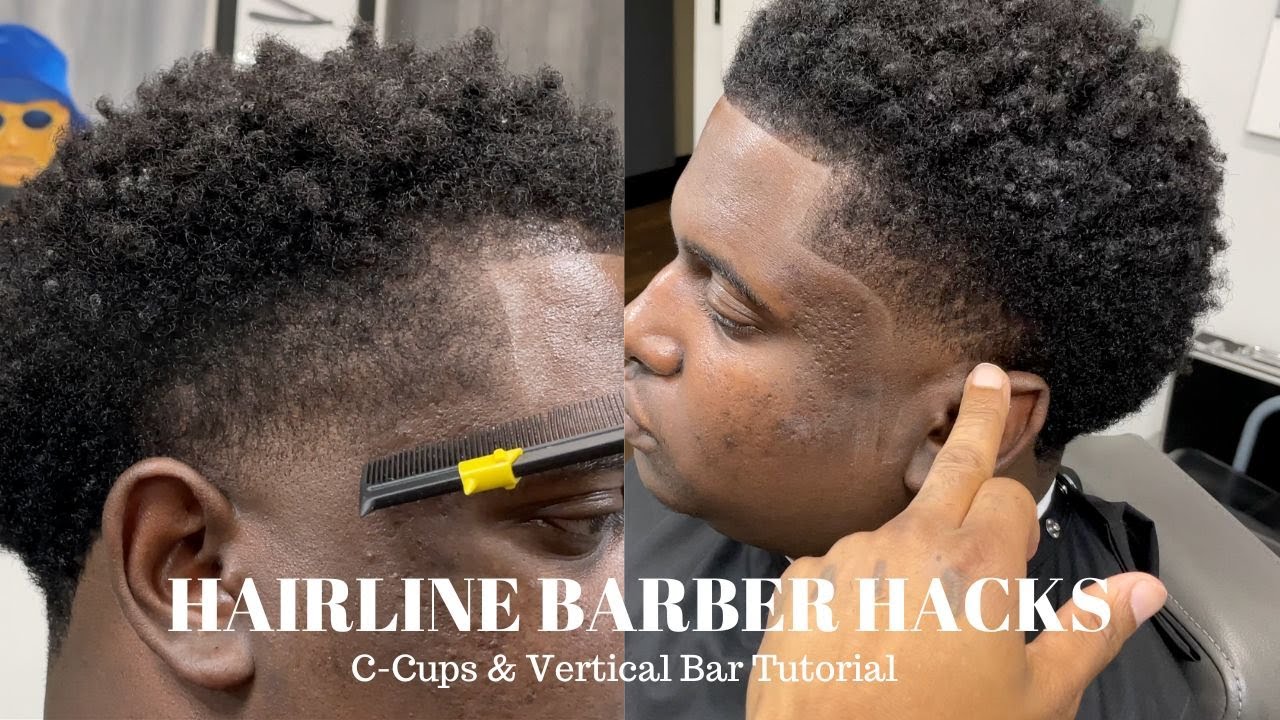 Transform Your Hairline: C Cups & Vertical Bar Hacks | HAIRCUT TUTORIAL | #barber #hairline #hair