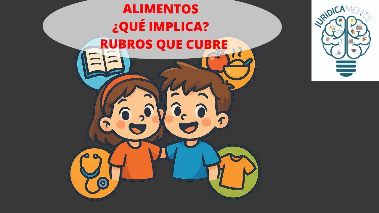 ALIMENTOS ¿QUÉ IMPLICA? |  RUBROS QUE CUBRE