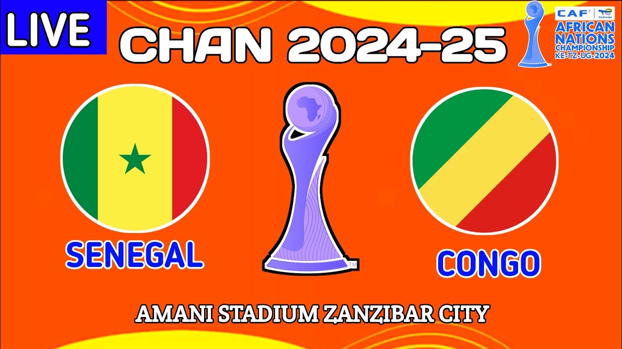 🔴 SENEGAL VS CONGO - CAF AFRICAN NATIONS CHAMPIONSHIP 2024-25 :: LIVE STREAM & TV INFO & PREDICTION