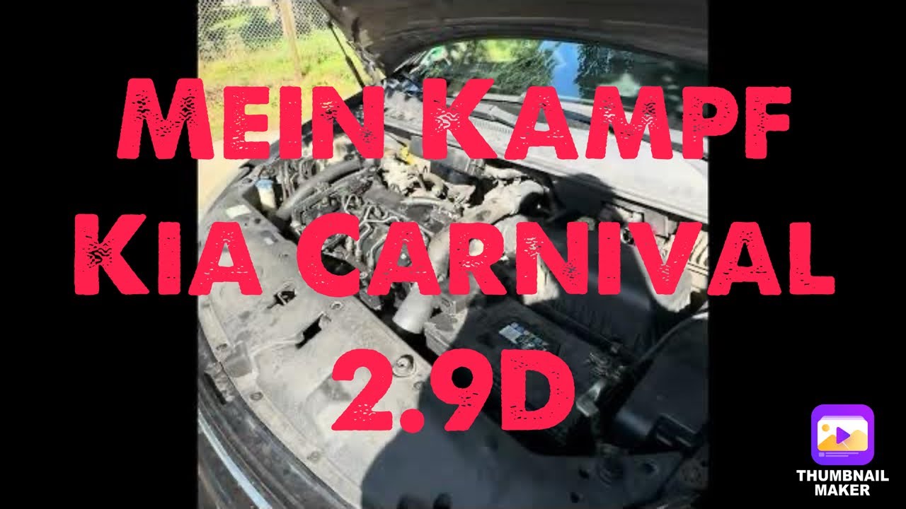 Моя борьба с Kia Carnival 2.9 Diesel