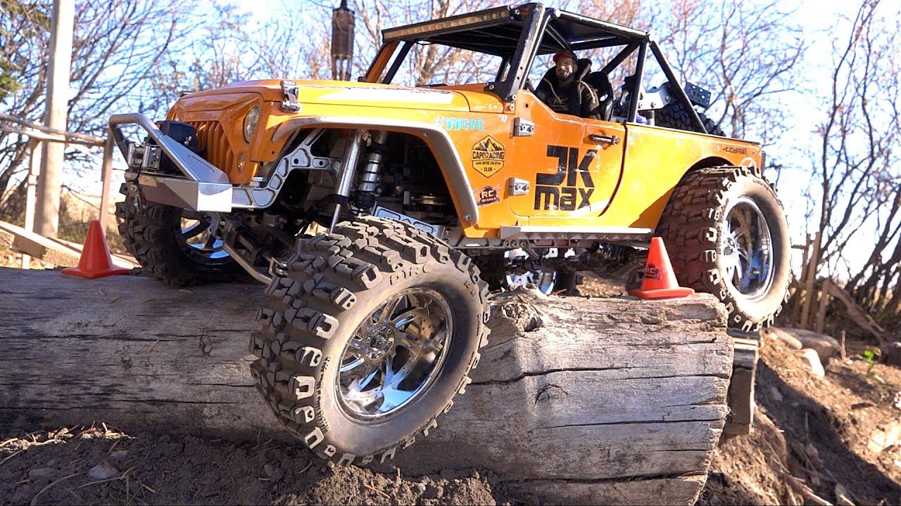 BACKYARD SCALE TRAIL PARK - CAPO JK MAX JEEP & 