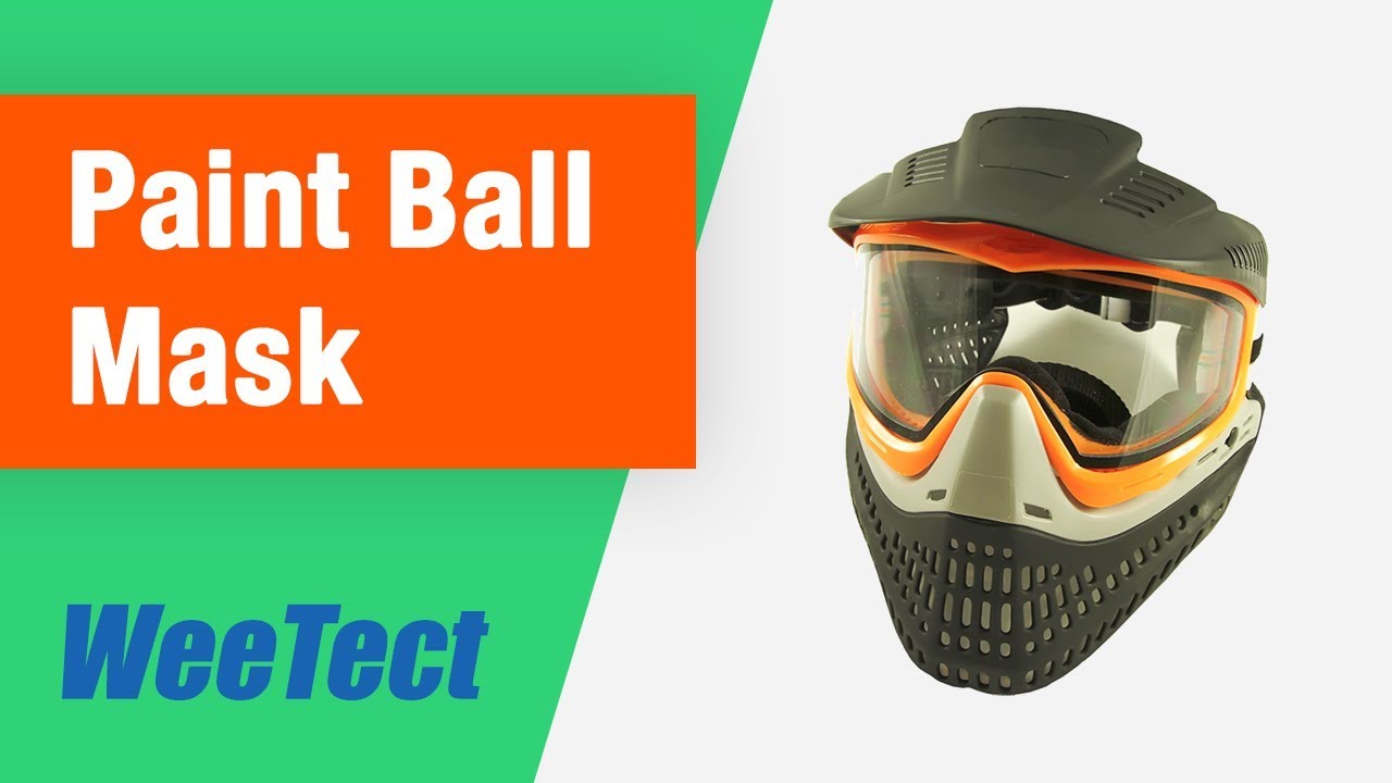 Paintball Mask-Anti Fog, Custom Made for Your Own Requirement - WeeTect
