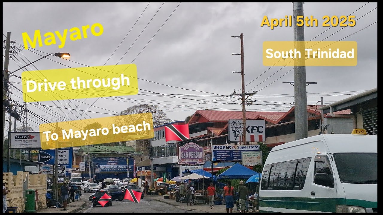 DRIVE THROUGH MAYARO  SOUTH TRINIDAD APRIL 5TH 2025