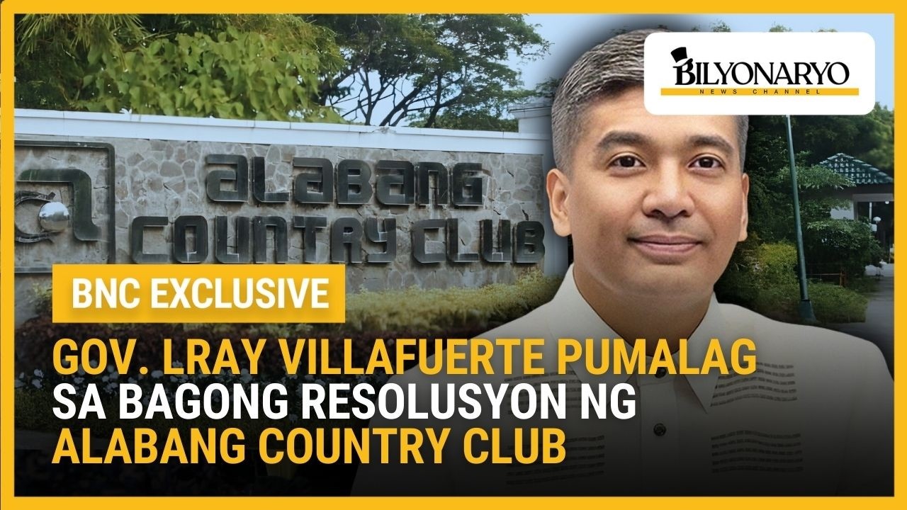 Gov. LRay Villafuerte pumalag sa bagong resolusyon ng Alabang Country Club | Agenda