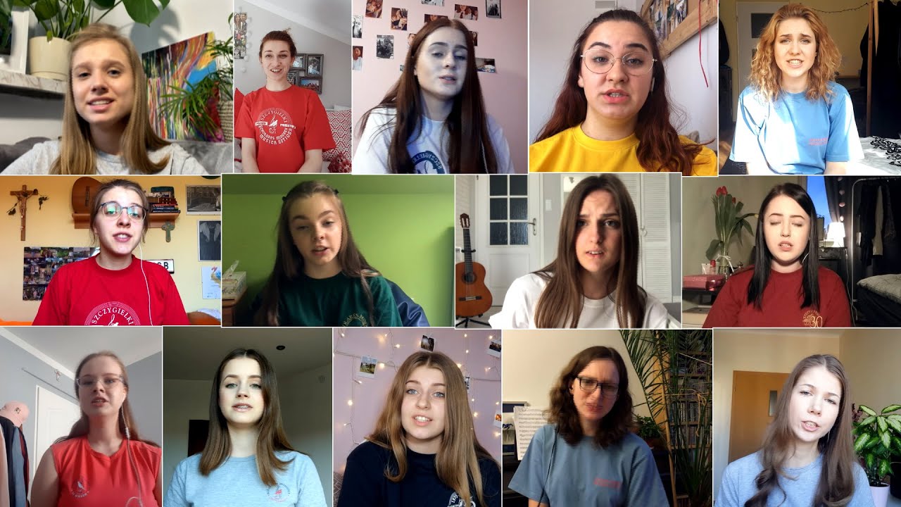 My dzieci świata - Chór Szczygiełki z Poniatowej (#virtualchoir, #zostanwdomu)