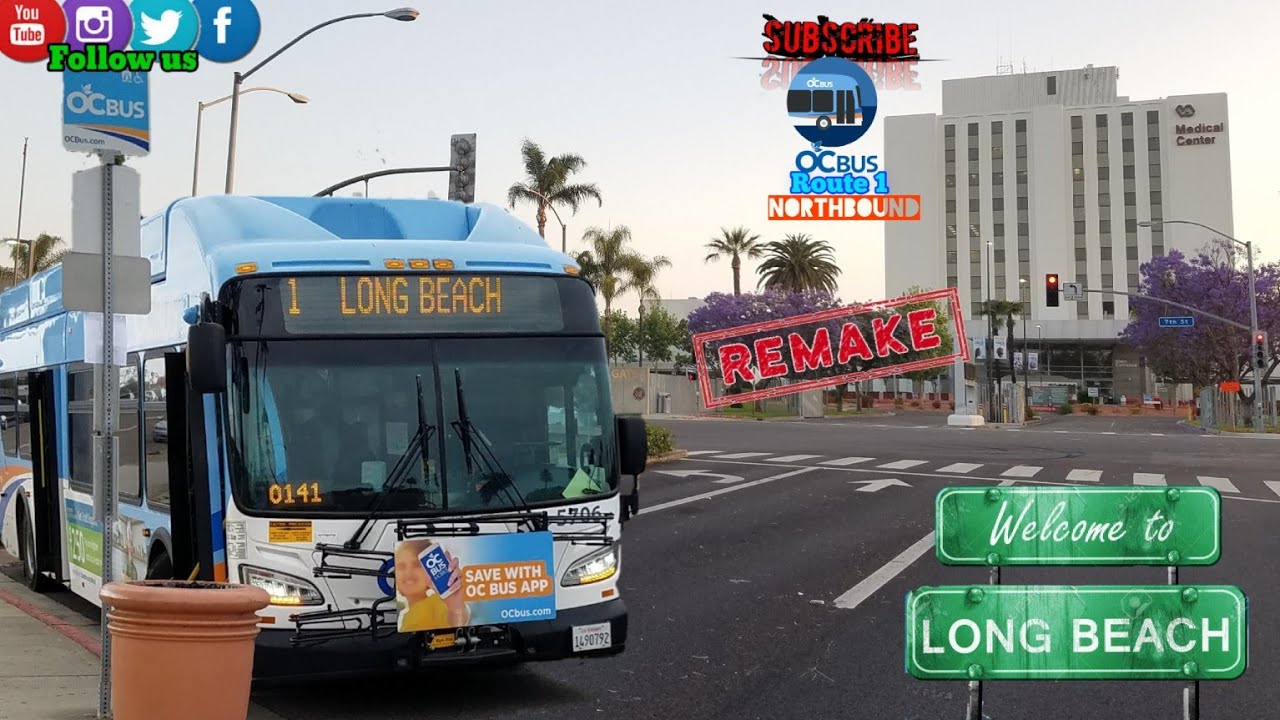 Oc Bus Route #1 San Clemente to Long Beach ( Northbound) 