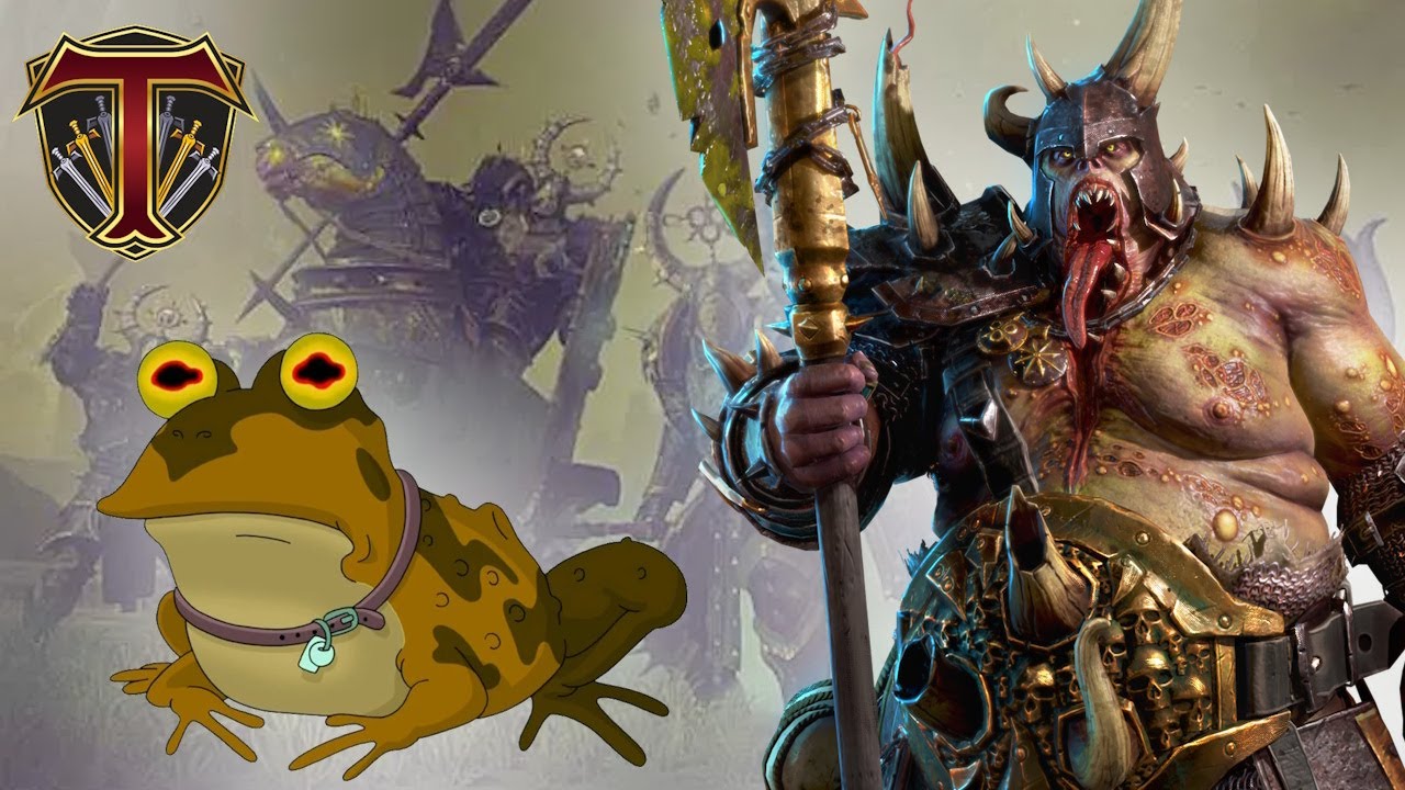Toadally Awesome Toad Dragon | Nurgle vs Warriors of Chaos - Total War Warhammer 3