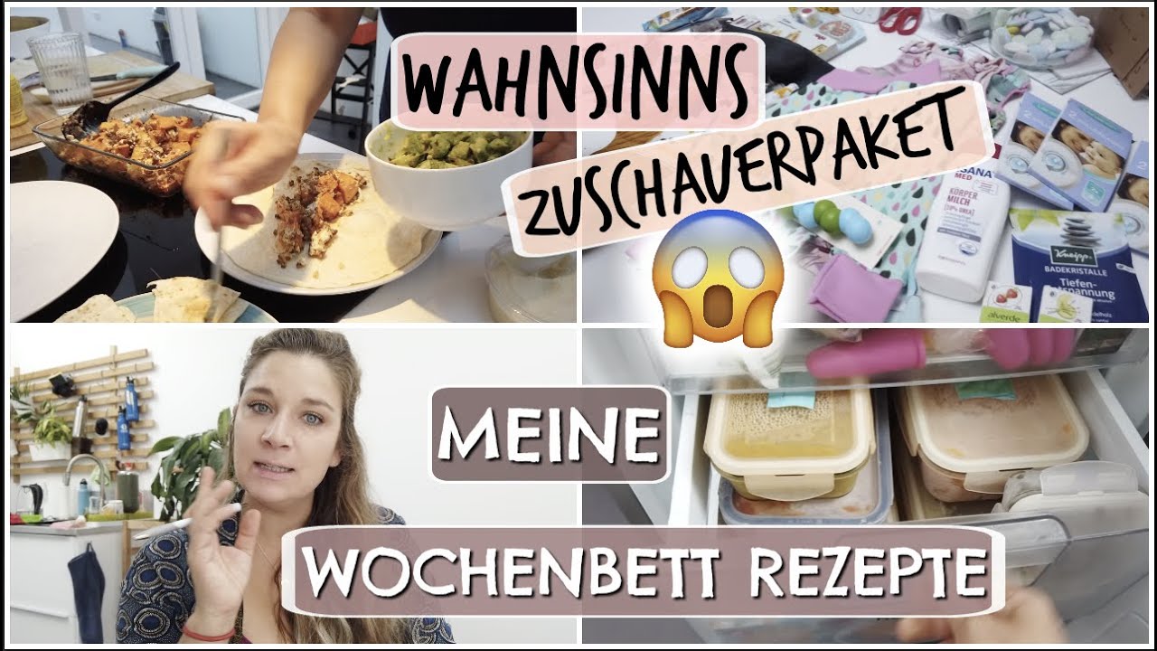 REZEPTE für das WOCHENBETT l VORKOCHEN l WAHNSINNS ZUSCHAUERPOST l HelloCathi