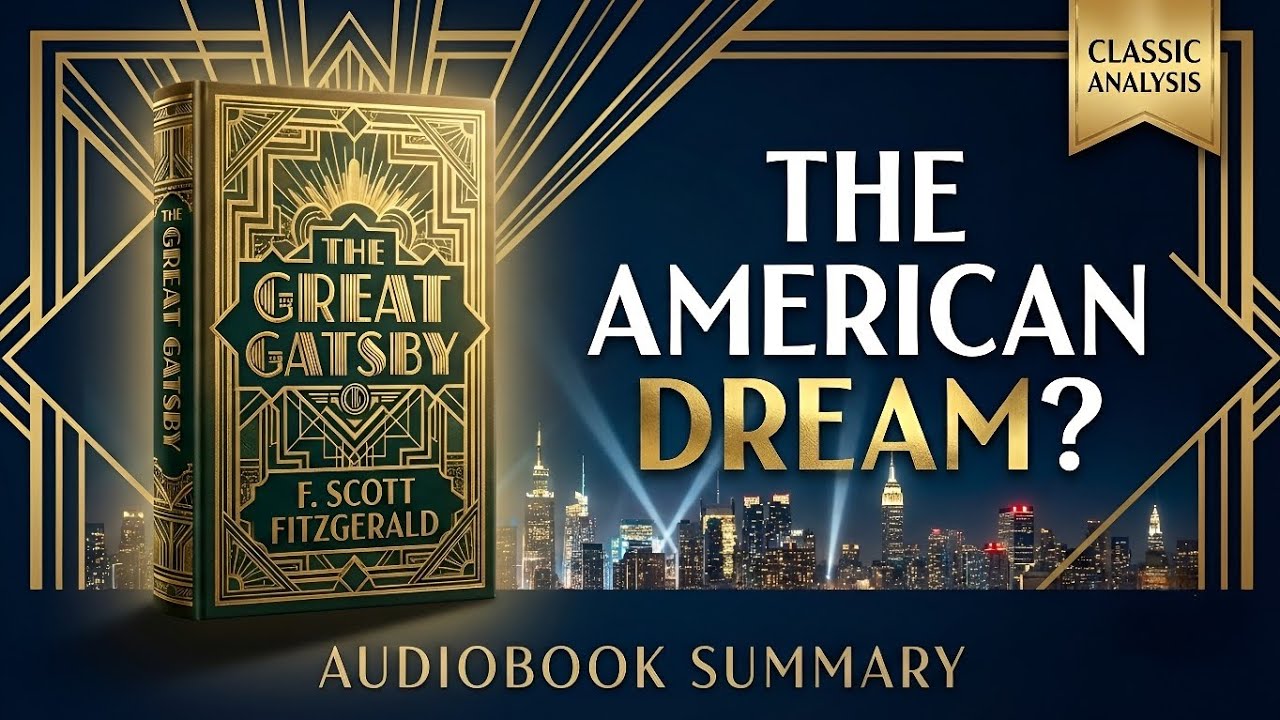 The Great Gatsby Explained | A Deep Dive into the American Dream and Illusion | F. Scott Fitzgerald