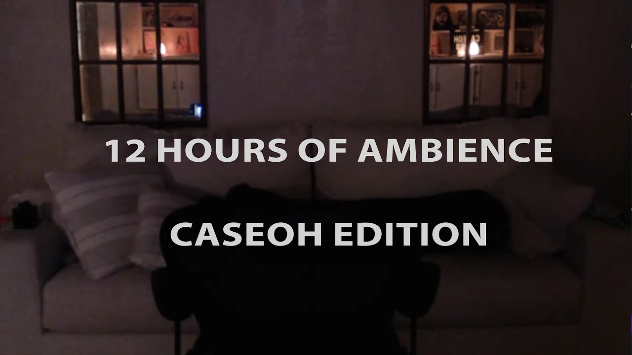 12 Hours of Caseoh Background Noise (Black Screen)