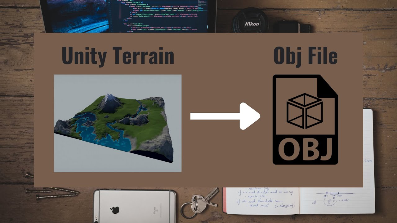 How to export Terrain In Unity 2021