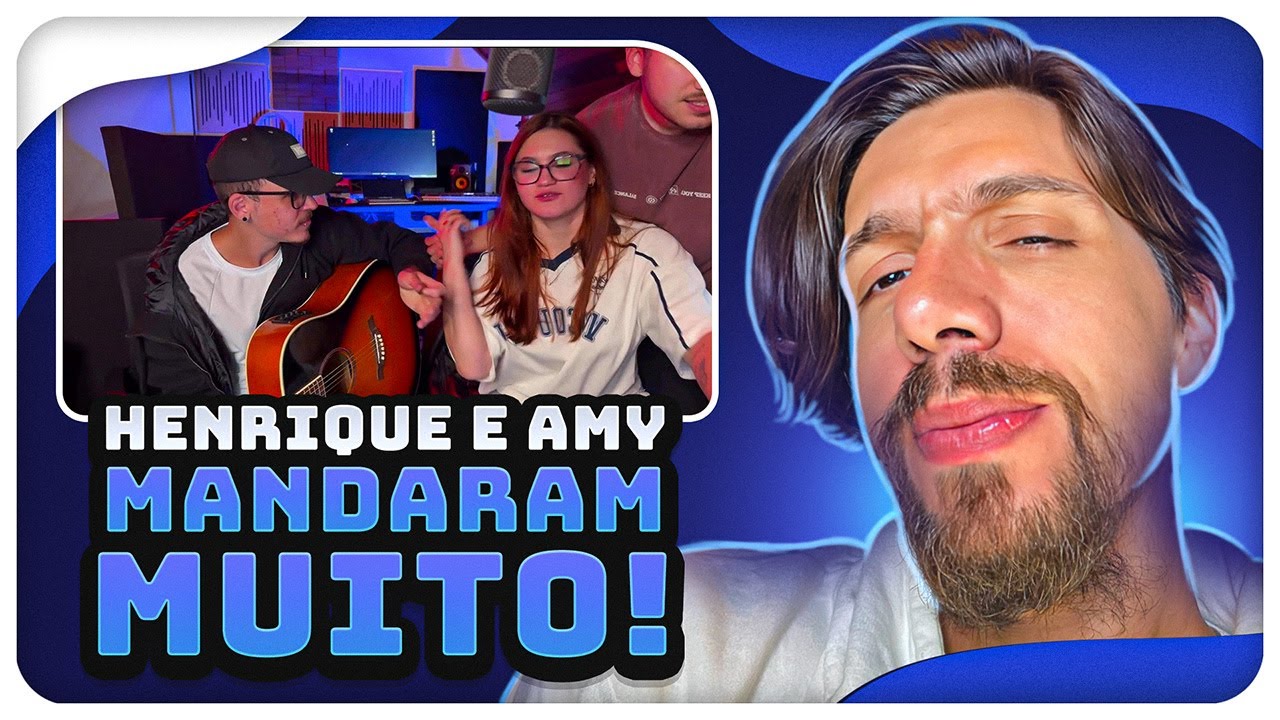 PROFESSOR de CANTO Reage ao Henrique Mendonça e Amy cantando AO VIVO