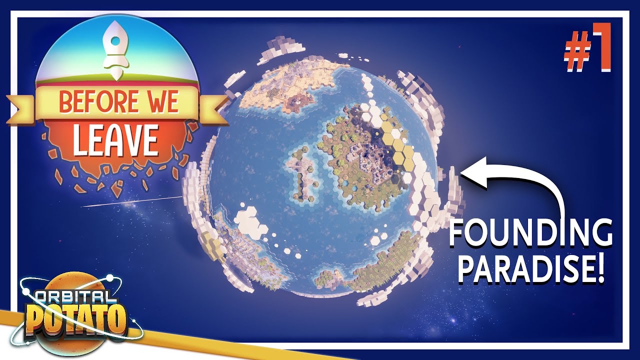 Founding A CIVILIZATION! - Before We Leave - Colony Sim Resource Management Game - Episode #1
