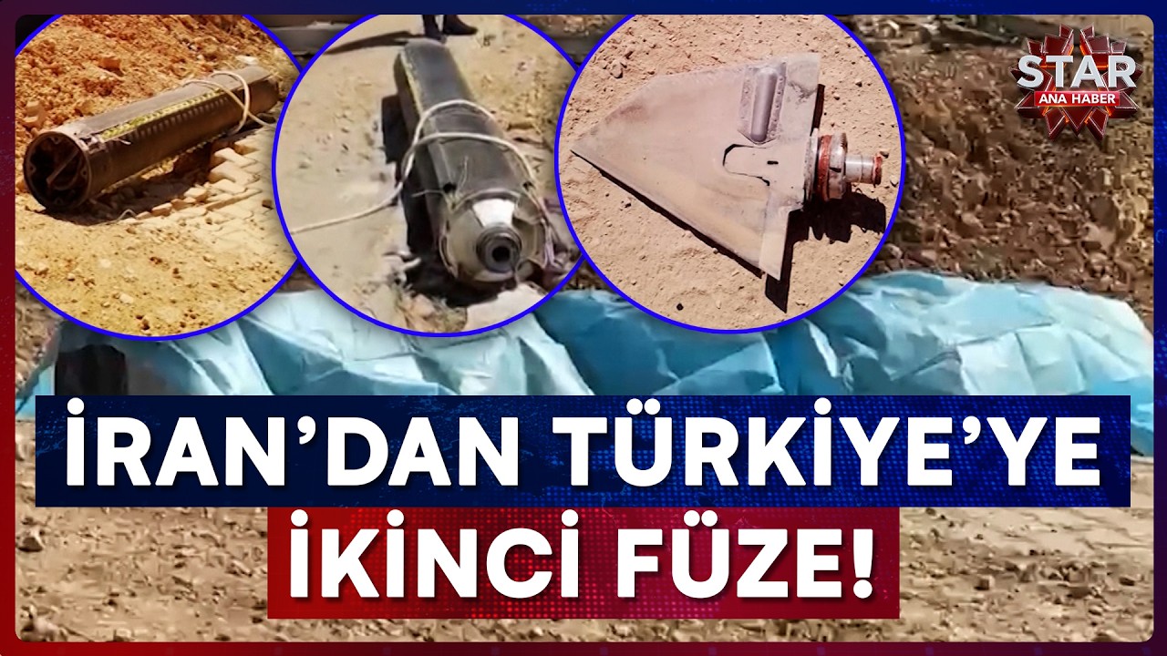 Gaziantep’e Parçaları Düştü! İran’dan Türkiye’ye İkinci Füze | Star Ana Haber