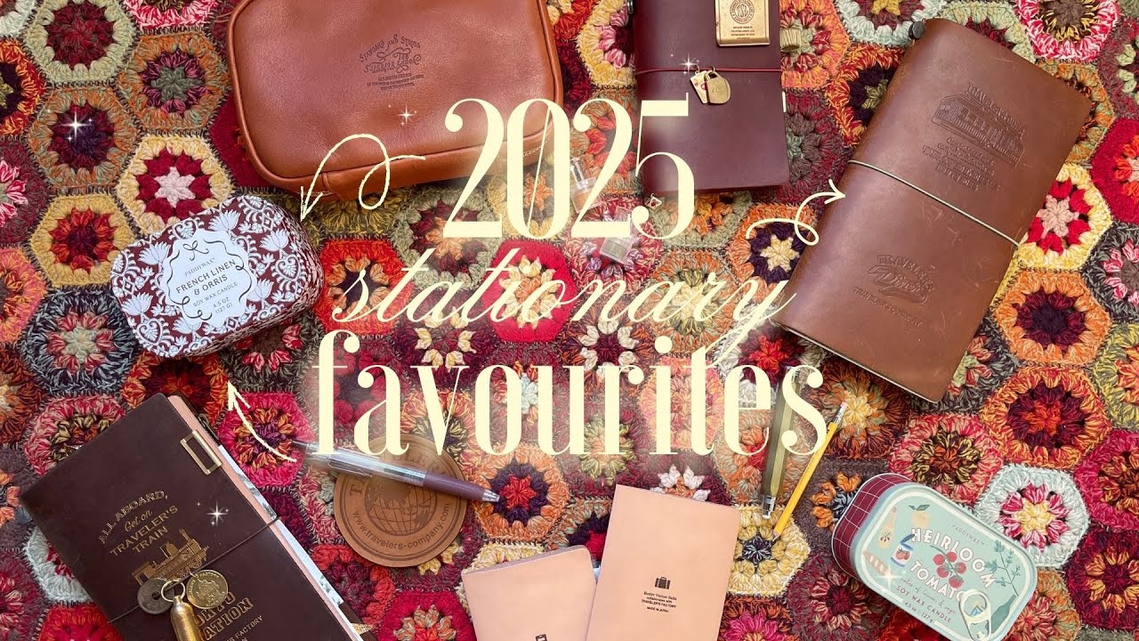 2025 stationary favourites, flosstube, & finish a cross stitch with me | a crafty vlog ep. four
