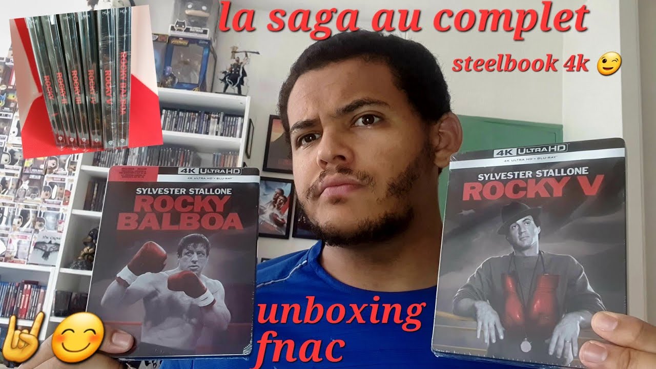 unboxing steelbook 4k rocky v et rocky balboa steelbook 4k 4.🤘😉