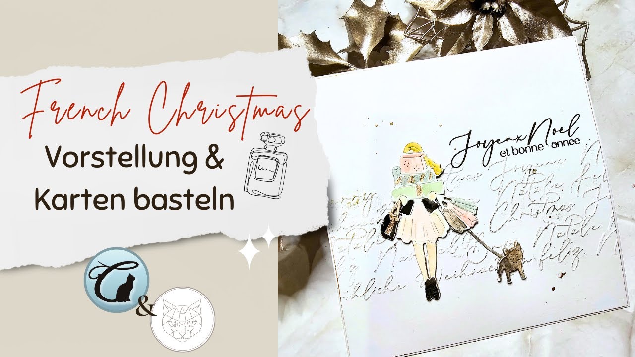 Weihnachten in Paris – 3 Kartenideen mit Charlie & Paulchen