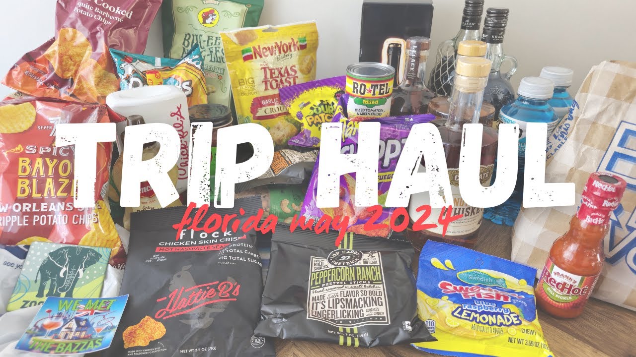 Florida Trip Shopping Haul and Tasting American Snacks