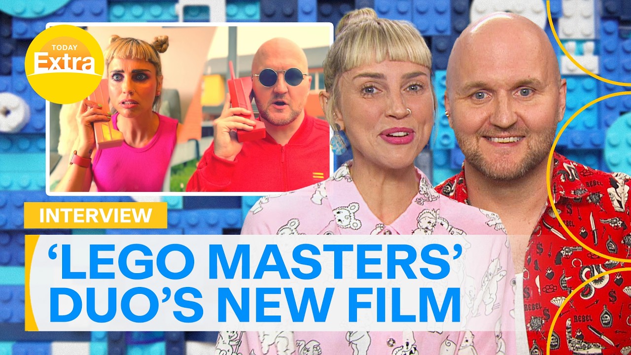 ‘LEGO Masters’ duo Maddy Tyers and Jimmy Eaton chat about new film | Today Show Australia