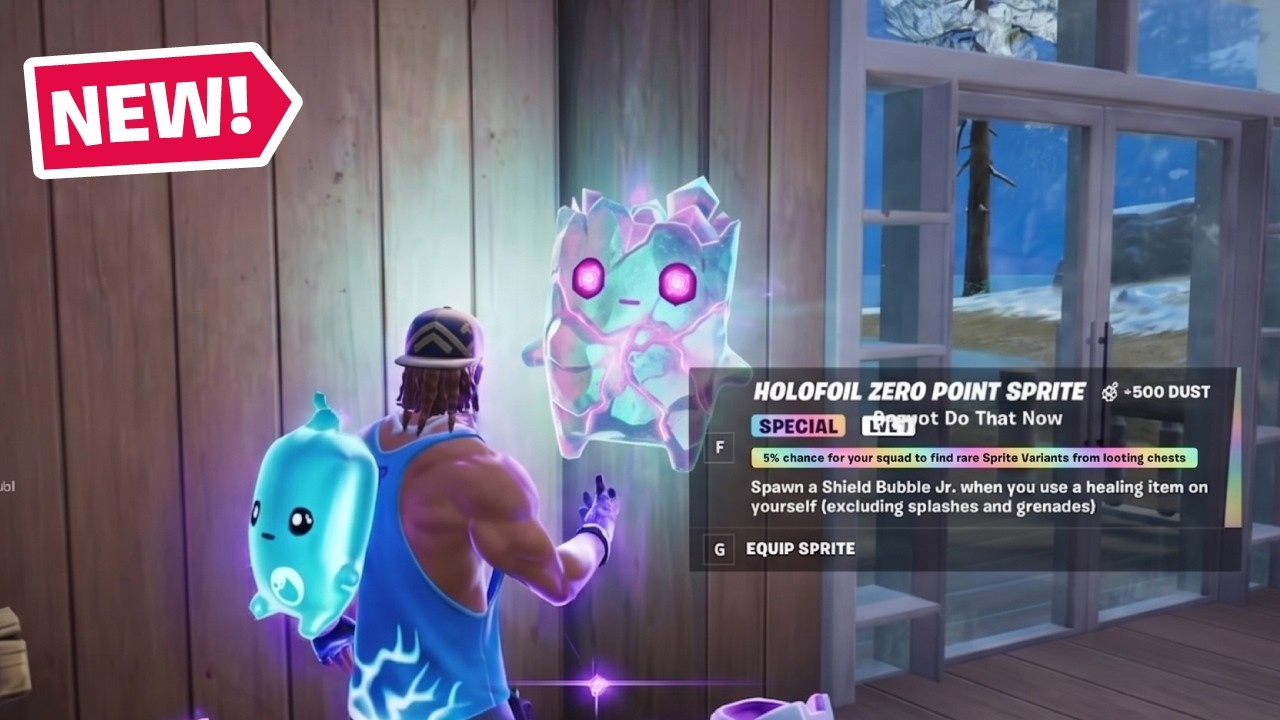 How to get Holofoil and other Rare Sprites in Fortnite
