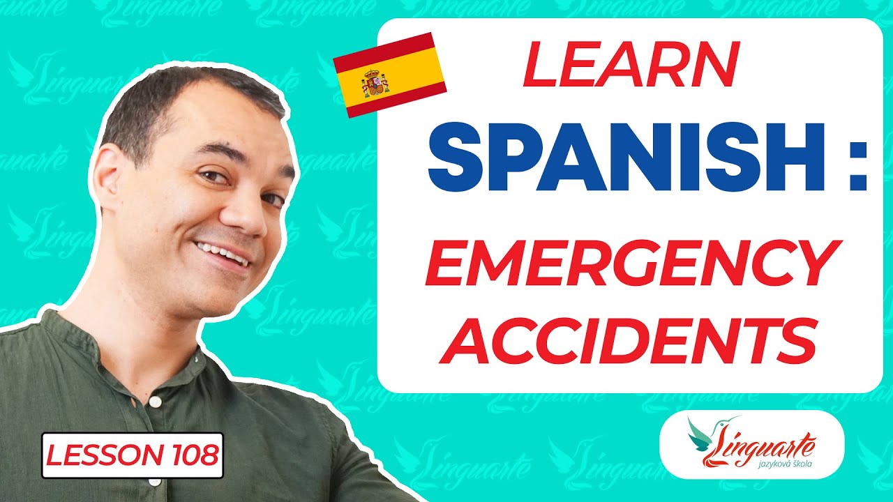 Emergency Vocabulary in Spanish  🚨🆘🚑