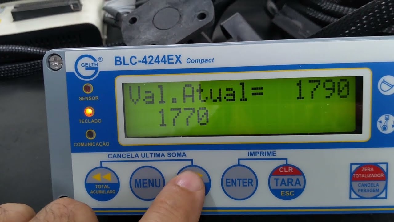 COMO CALIBRAR BALANÇA PÁ CARREGADEIRA ? (GELTH - COMPACT)