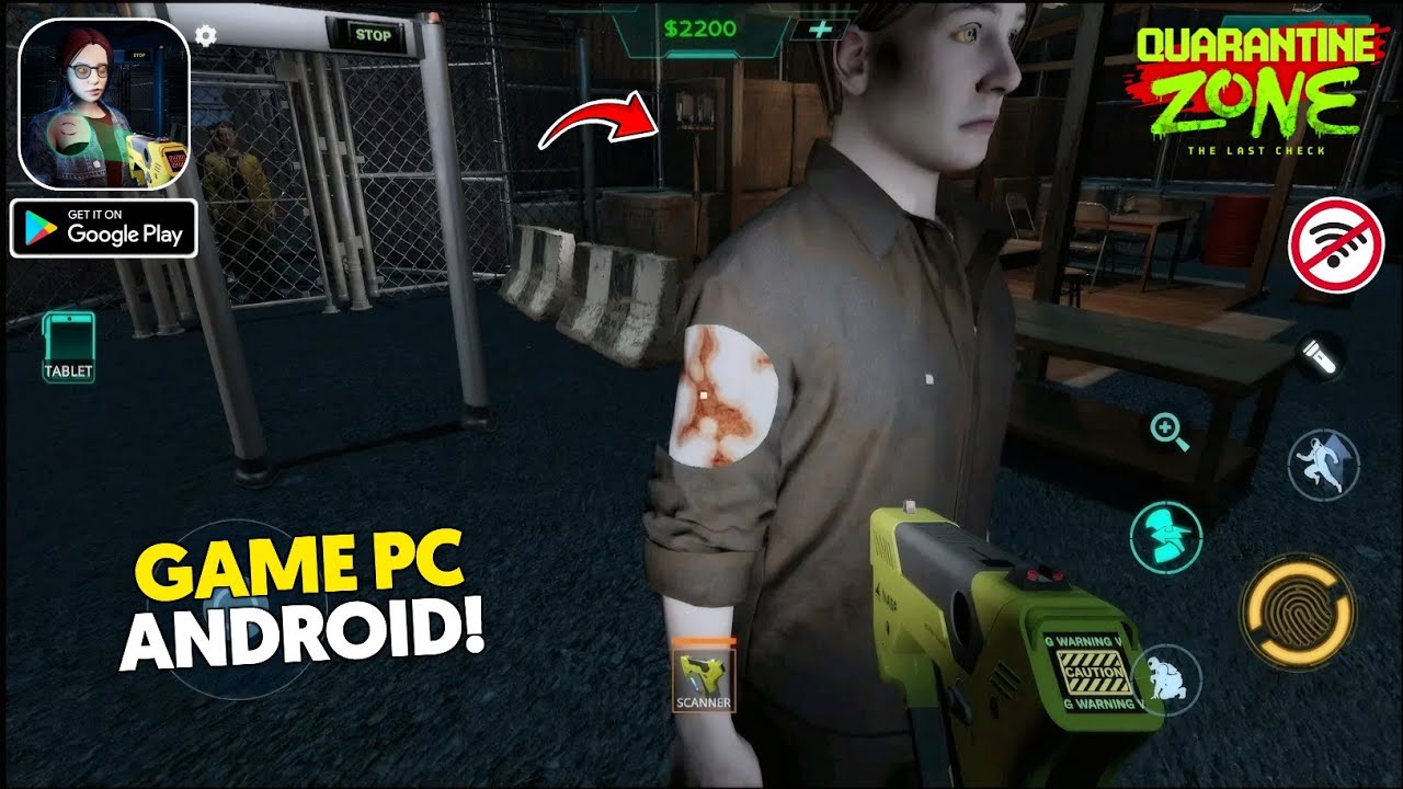 Станьте сотрудником карантинной службы! Игра на выживание в стиле ПК для Android - Quarantine Zon...