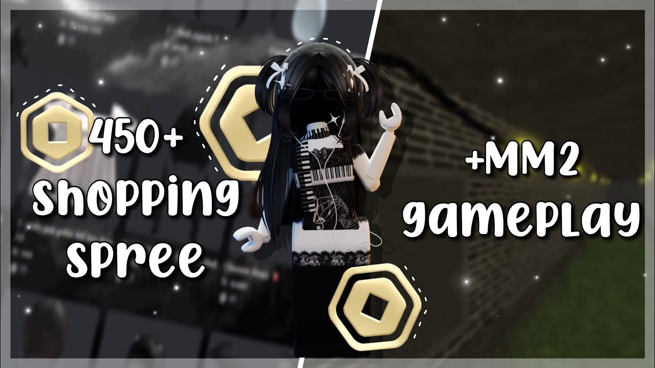 450+ ROBUX Shopping Spree + MM2 Gameplay!!!