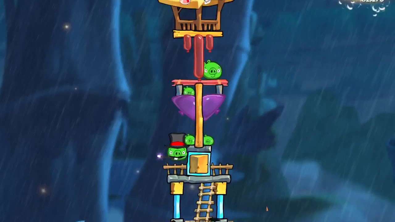 Angry Birds 2 Boss Level 2800 7 rooms “Ridiculous Win” after 180Gems Sacrifice