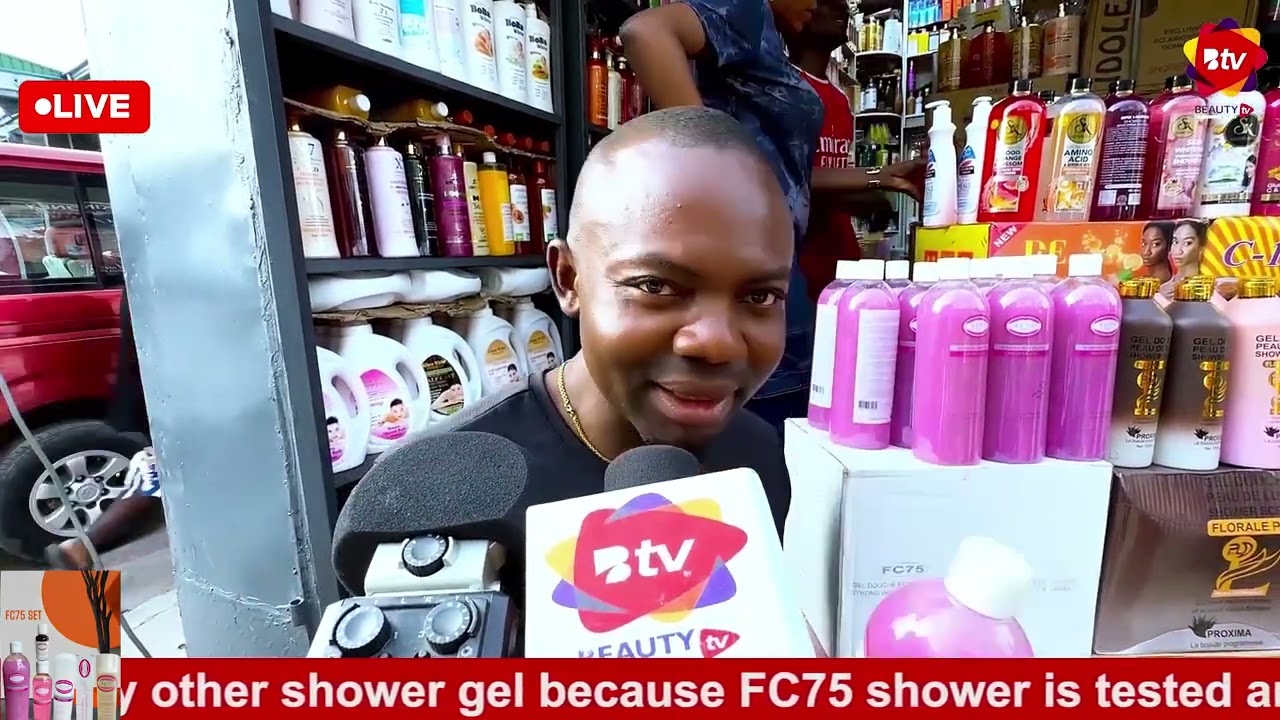 watch and see what people said about fc75 shower gel in trade fair market lagos Nigeria