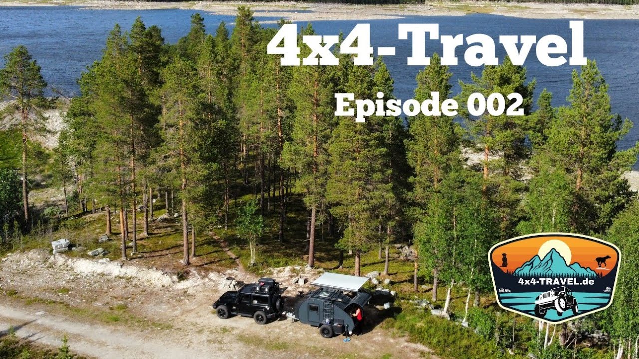 Skandinavien Roadtrip, Camping Urlaub mit unseren Hunden; Jeep Wrangler JK und Hero Camper Ranger
