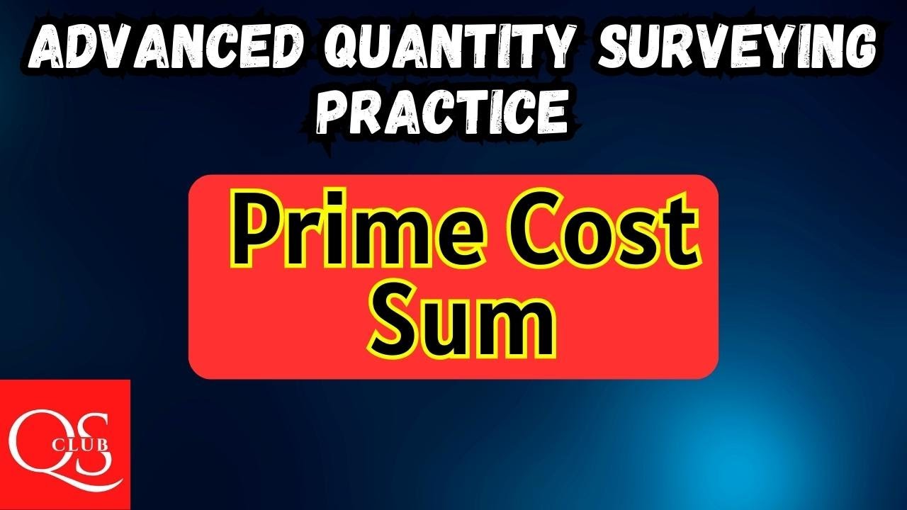 Prime Cost Sum Tip! Master This Interview Question With Ease #interview #quantitysurveyor #qsclub