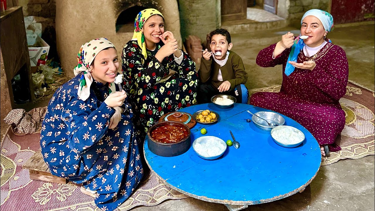 أكلتيها من ايد ستك علي البابور والفرن البلدي  🥺في الطاجن ولا فاتك نص عمرك👌
