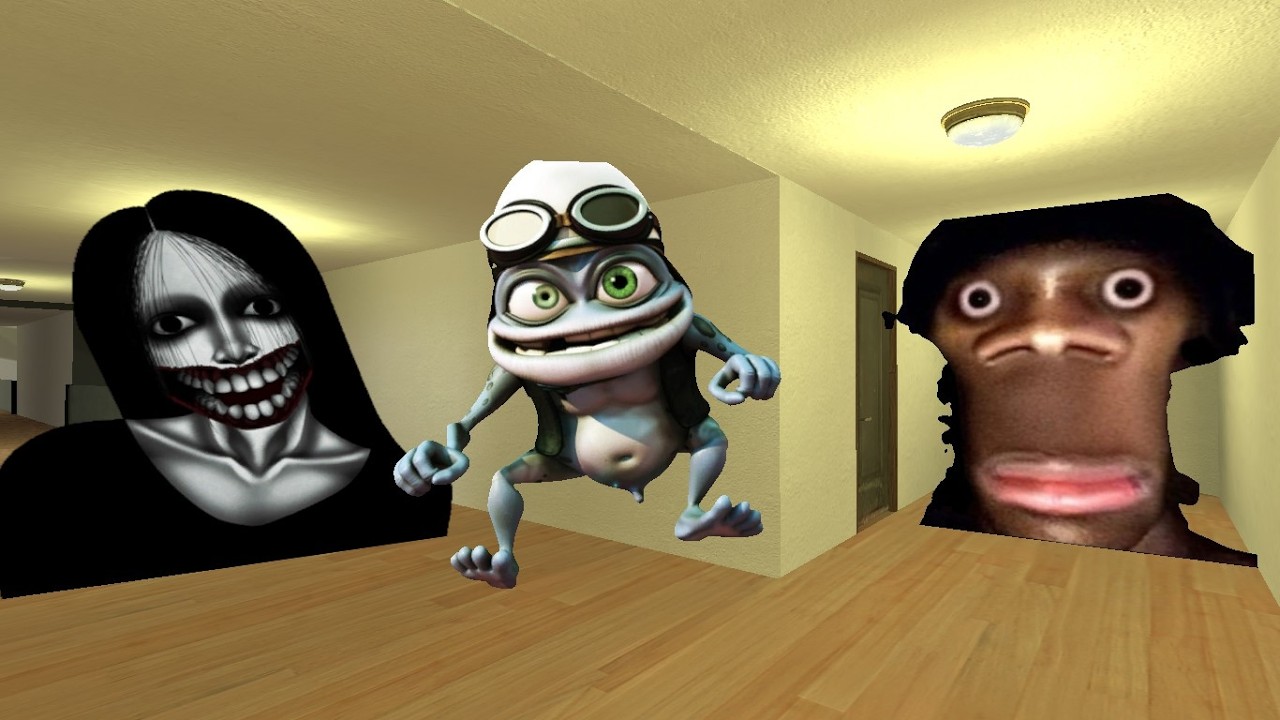 AUUNGHH & CRAZY FROG AND KAYAKO NEXTBOTS ESCAPE THE LIMINAL HOTEL | #nextbots #gmod