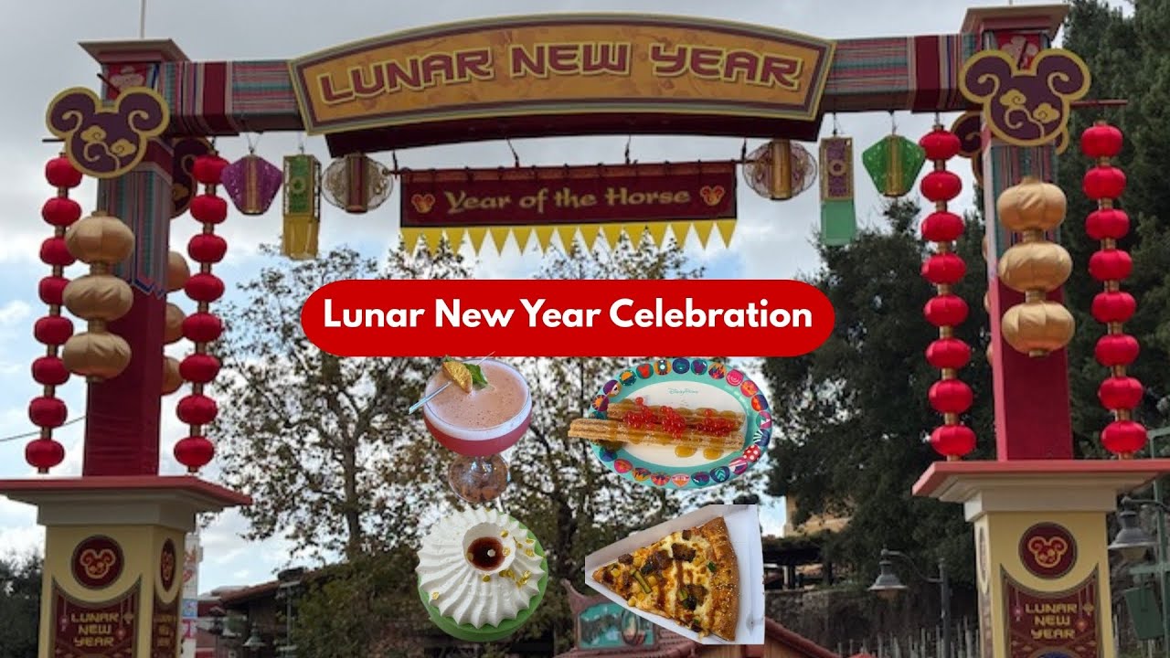 Lunar New Year Celebration Menu Items at California Adventure!
