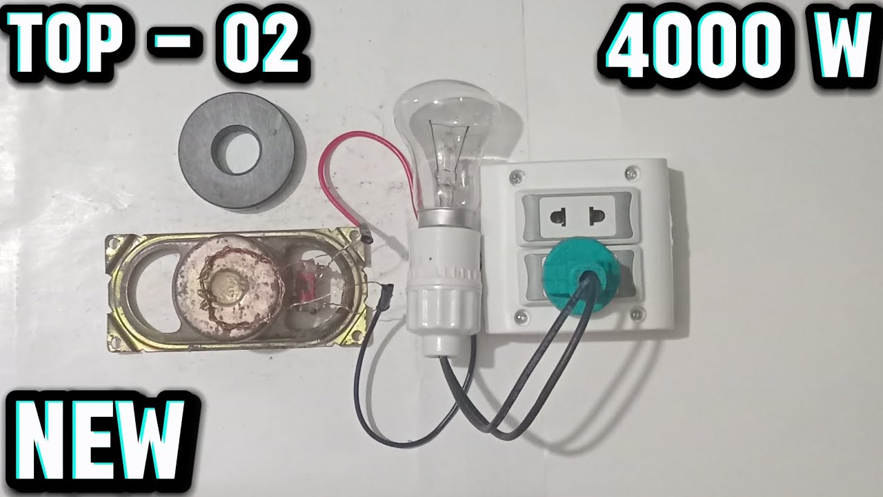 Top 01 free energy 220v 4000w electric magnet generator bulb light at home 