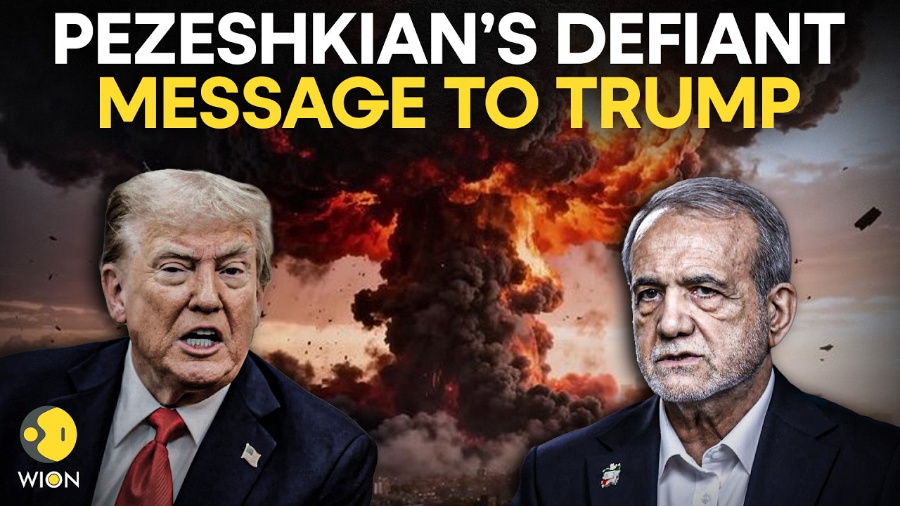 US-Iran War LIVE: Trump Warns Iran, Pezeshkian Hits Back: &lsquo;We Will Never Bend&rsquo; | WION