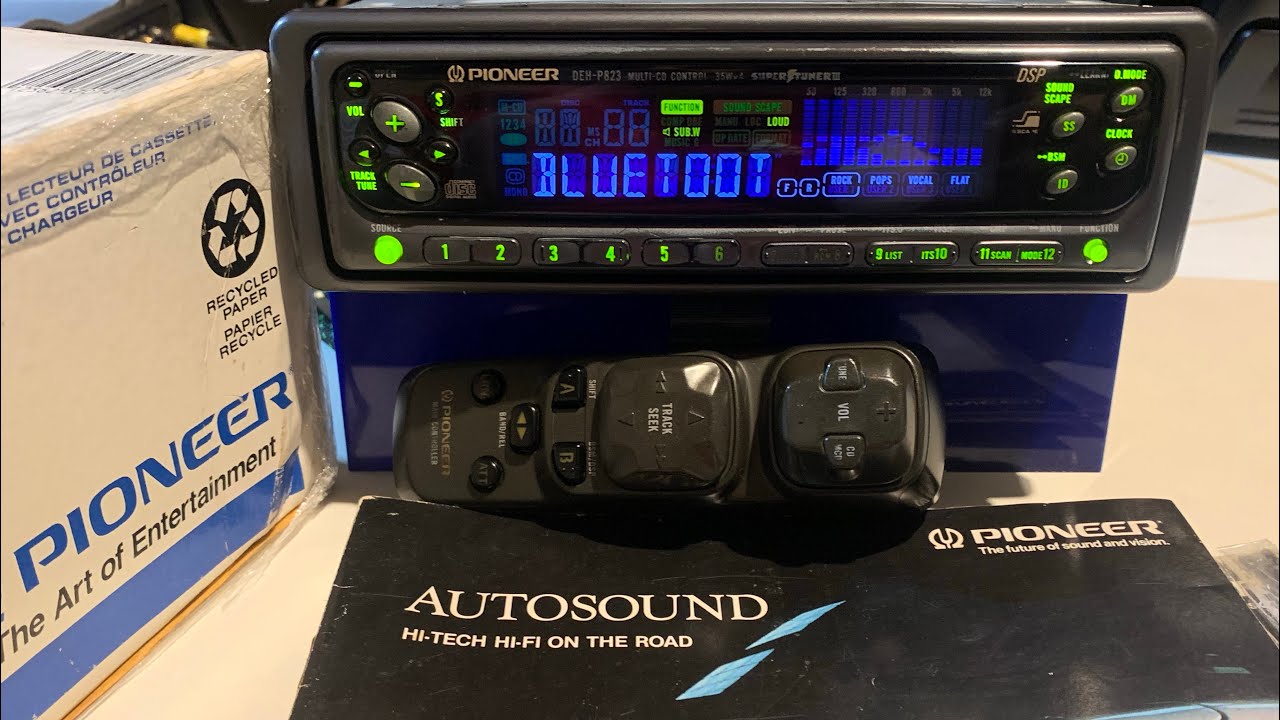 Comemorativo 30 Anos Pioneer DEH-P823 DSP C/Bluetooth (1996) 
