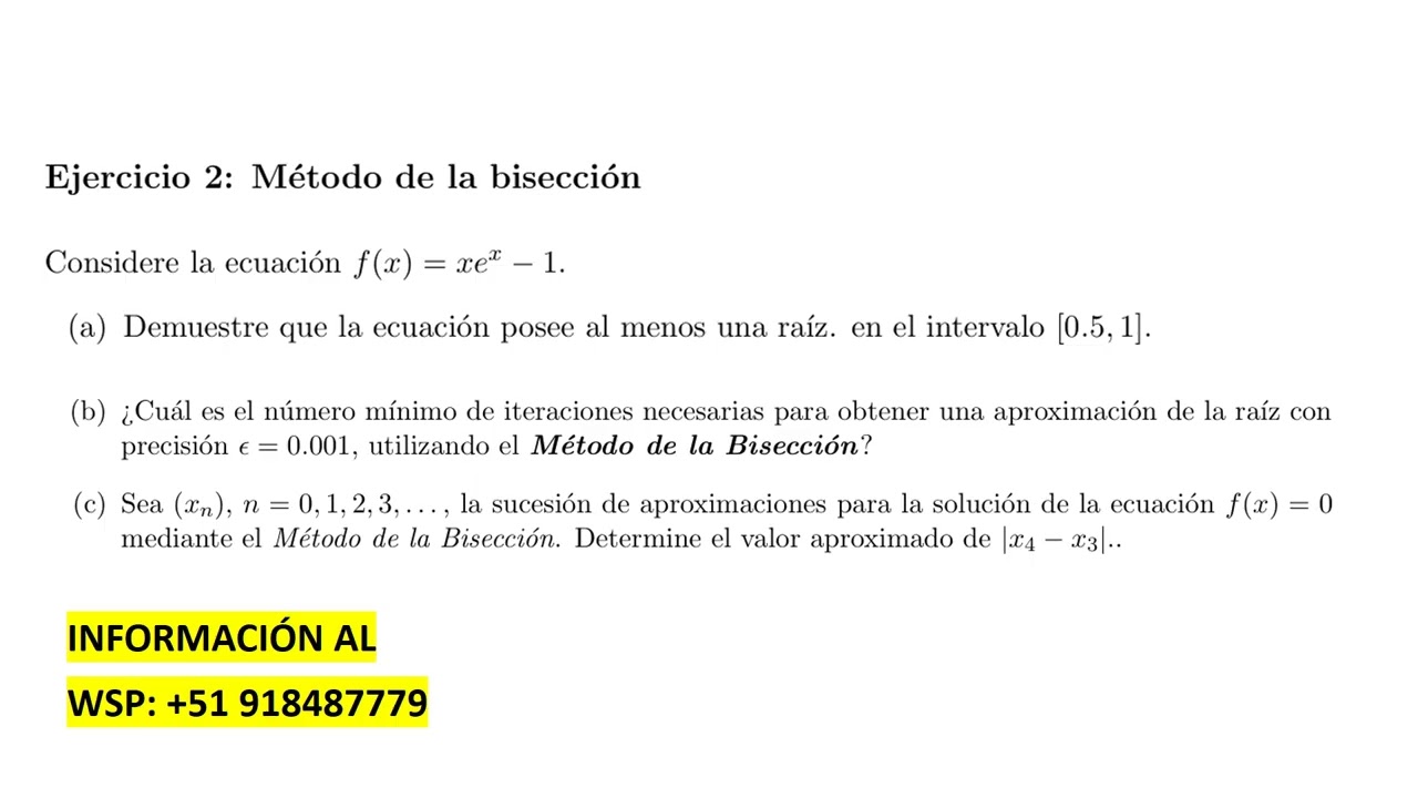 TAREA ACADÉMICA 1 - MÉTODOS NUMÉRICOS - UTP