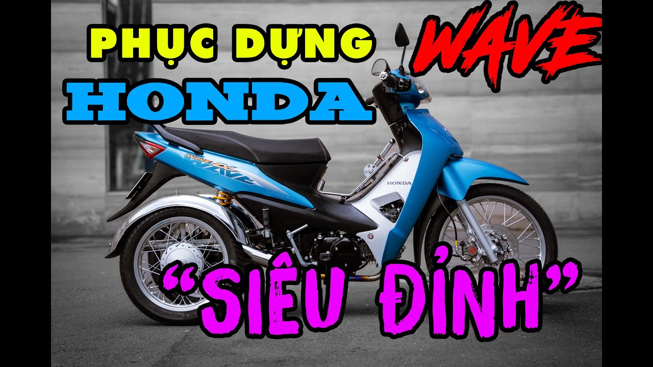 Honda WAVE - Phục dựng mẫu xe huyền thoại 3 bánh SIÊU ĐỘC LẠ chưa từng xuất hiện | Sơn Q1 Review