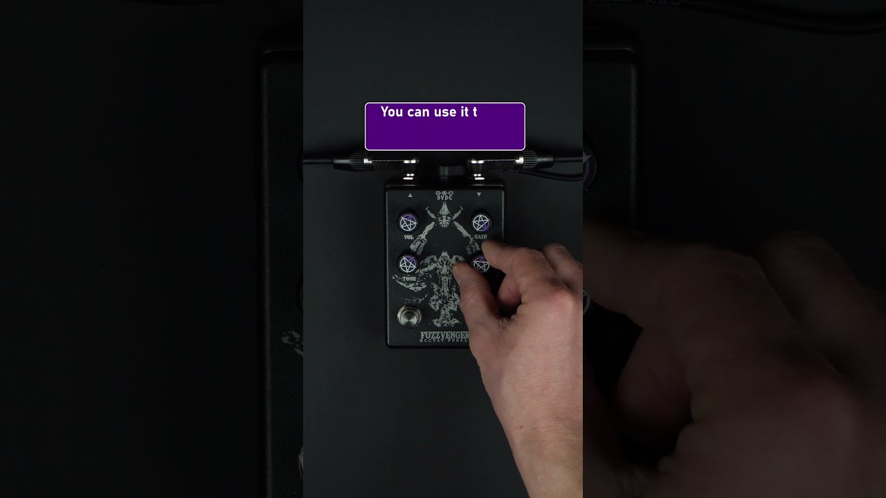 The Best Fuzz For Stoner Doom Metal - Fuzzvenger Occvlt Pedals