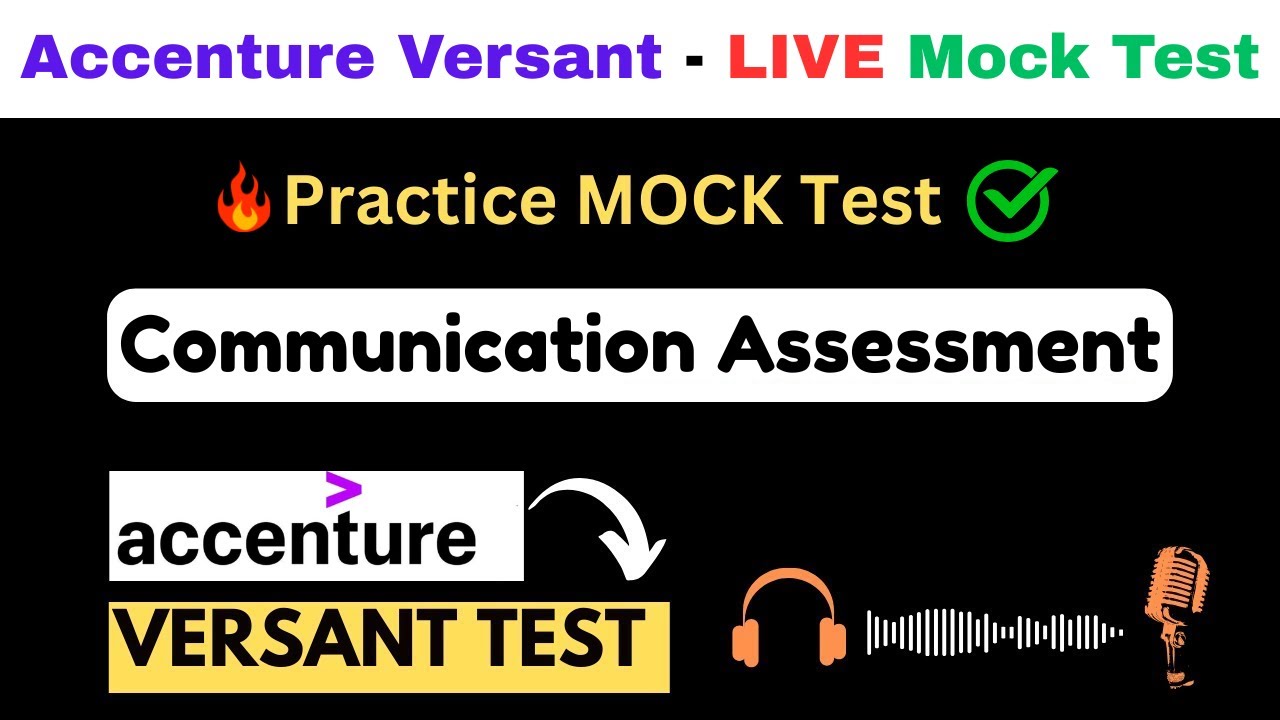 🔥Accenture Versant Mock Test | Accenture Versant Practice Test | Accenture hiring 2025 | hire me plz